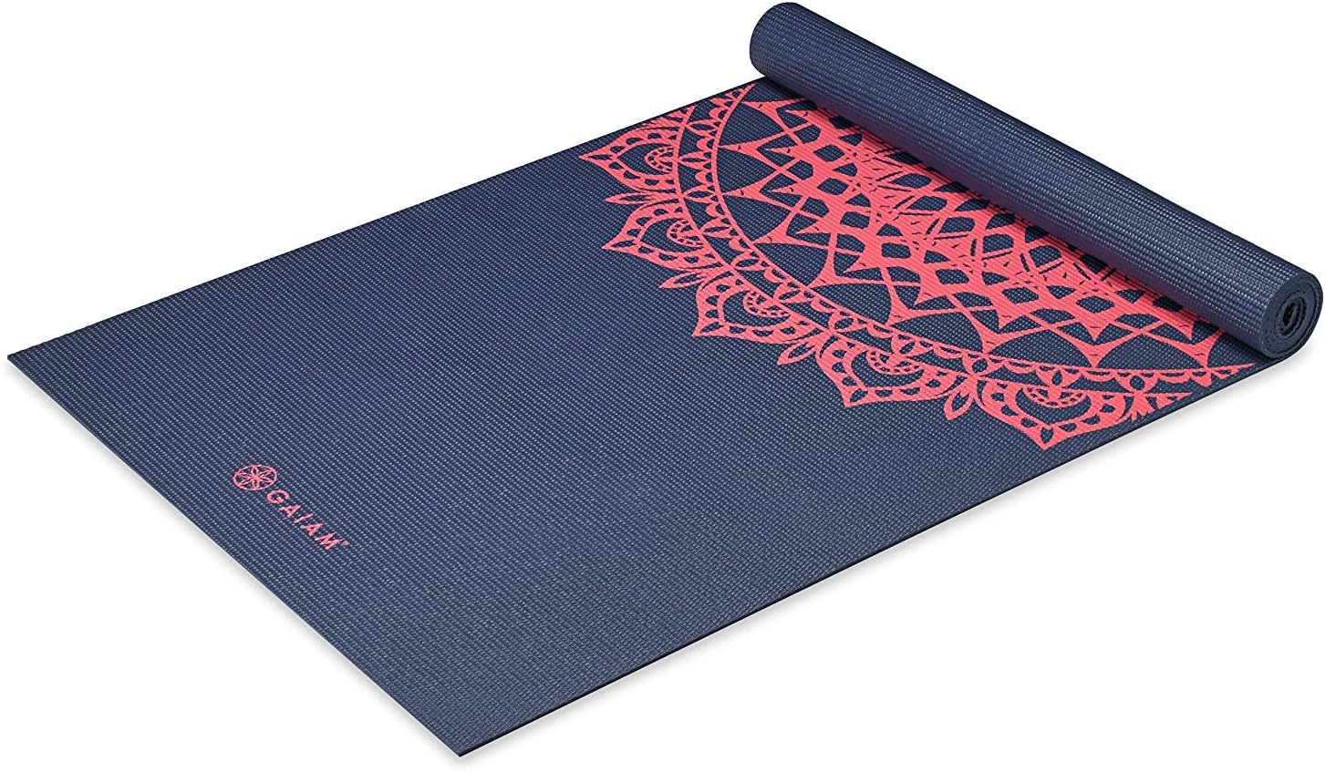 Non-Slip Printed Yoga Mat for Yoga, Pilates & Floor Exercises